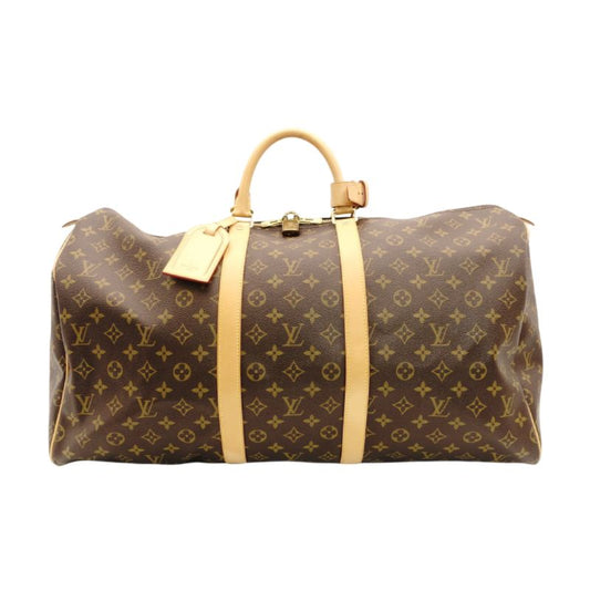 LOUIS VUITTON Keepall 55 Monogram Boston Bag Travel 7-8-324
