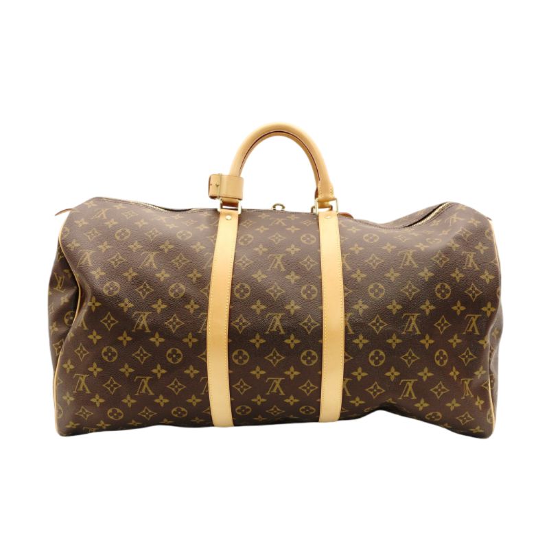 LOUIS VUITTON Keepall 55 Monogram Boston Bag Travel 7-8-324