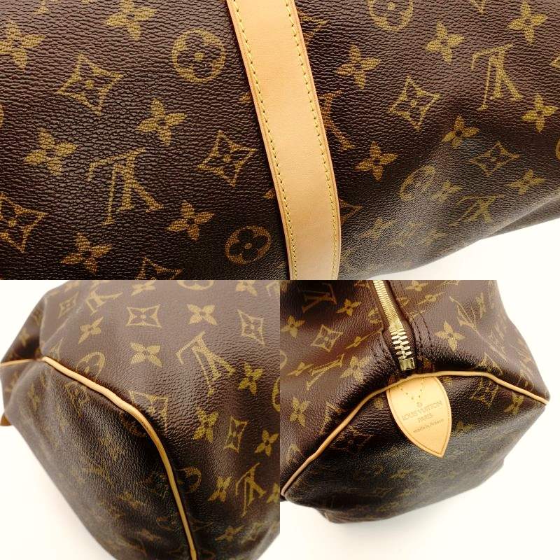 LOUIS VUITTON Keepall 55 Monogram Boston Bag Travel 7-8-324