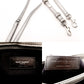 Saint Laurent Lulu Shoulder Bag Silver Leather YSL Logo With Box 7-8-381