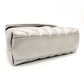 Saint Laurent Lulu Shoulder Bag Silver Leather YSL Logo With Box 7-8-381