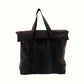 Unused Comme des Garçons Black Nylon Tote Bag Large Size Solid Color 7-8-411