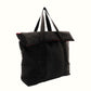 Unused Comme des Garçons Black Nylon Tote Bag Large Size Solid Color 7-8-411