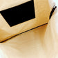 JIL SANDER Tote Bag Canvas Leather Beige × Black Large Size Logo 7-8-495