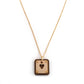 Unused Hermès As de Coeur Pink Gold Necklace with Heart Z Marking, Box Included 7-8-568