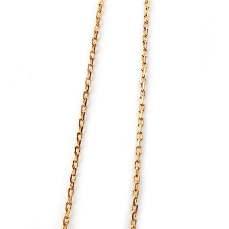 Unused Hermès As de Coeur Pink Gold Necklace with Heart Z Marking, Box Included 7-8-568