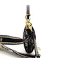 DIOR Oblique Saddle Bag Navy × Beige 2-Way Shoulder Bag Canvas Crossbody 7-8-590