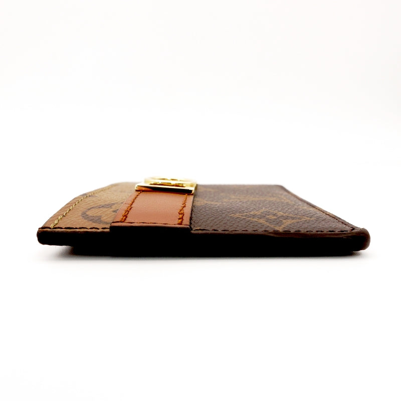 LOUIS VUITTON Monogram Porto Cart M80594 Card Case Dauphine 7-8-642