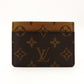 LOUIS VUITTON Monogram Porto Cart M80594 Card Case Dauphine 7-8-642