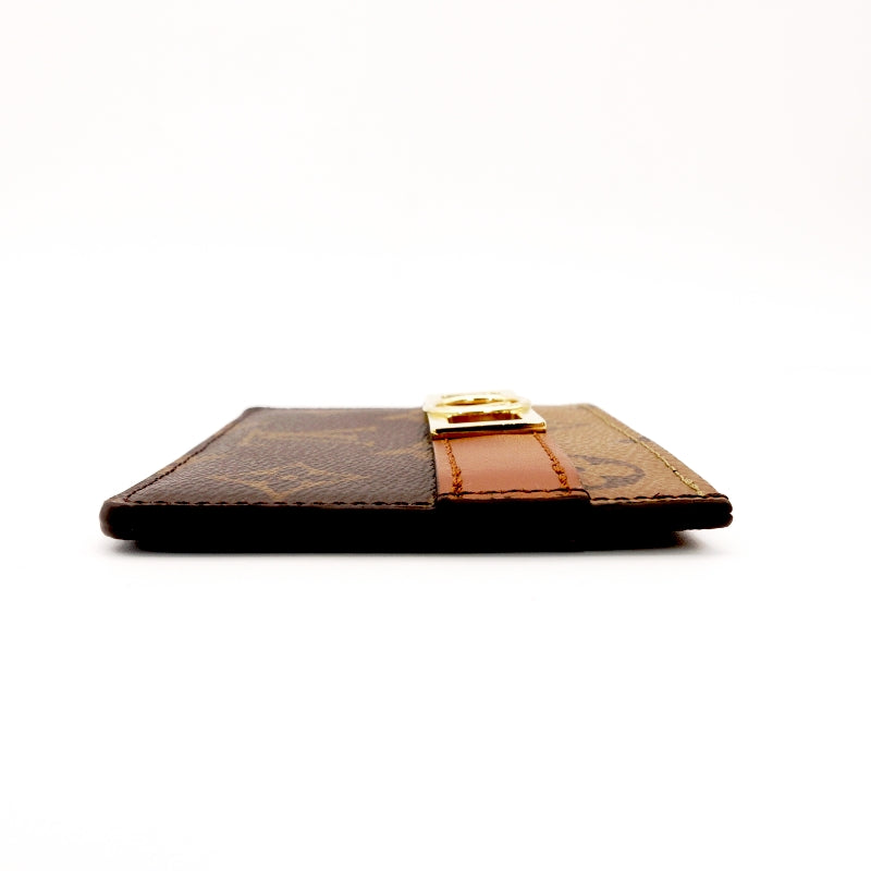 LOUIS VUITTON Monogram Porto Cart M80594 Card Case Dauphine 7-8-642