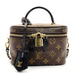 LOUIS VUITTON Monogram Reverse Vanity Bag 2-Way Brown-Tone Leather PVC 7-8-646