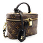 LOUIS VUITTON Monogram Reverse Vanity Bag 2-Way Brown-Tone Leather PVC 7-8-646