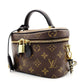 LOUIS VUITTON Monogram Reverse Vanity Bag 2-Way Brown-Tone Leather PVC 7-8-646