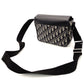 DIOR Kids Messenger Oblique Shoulder Bag Navy Canvas Leather Crossbody 7-8-662