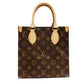 LOUIS VUITTON Sac Plat BB Handbag 2-Way Monogram IC Chip Model Crossbody 7-8-702