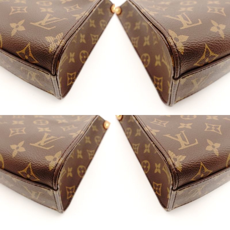 LOUIS VUITTON Sac Plat BB Handbag 2-Way Monogram IC Chip Model Crossbody 7-8-702