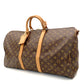 LOUIS VUITTON Monogram Keepall 55 Boston Bag Bandoulière Travel Bag 7-8-708