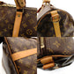 LOUIS VUITTON Monogram Keepall 55 Boston Bag Bandoulière Travel Bag 7-8-708
