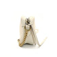 GUCCI GG Marmont Chain Shoulder Bag Off-White Leather Crossbody GG Logo 7-8-762