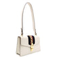 GUCCI Sylvie Shoulder Bag Sherry Line White Leather White Crossbody Gold Hardware 7-8-764