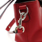 FENDI By the Way Medium Red 2-Way Red Handbag Shoulder Bag FF Logo Zucca 7-8-796