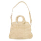 Christian Dior Granville Beige Handbag Leather 2-Way Crossbody 7-9-025