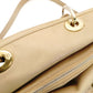 Christian Dior Granville Beige Handbag Leather 2-Way Crossbody 7-9-025