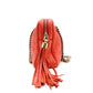 GUCCI Soho Camera Bag Chain Shoulder Bag Orange Leather GG Logo 7-9-030