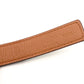LOUIS VUITTON Monogram Reverse Belt Brown PVC Leather Reversible Size 65/26 7-9-075
