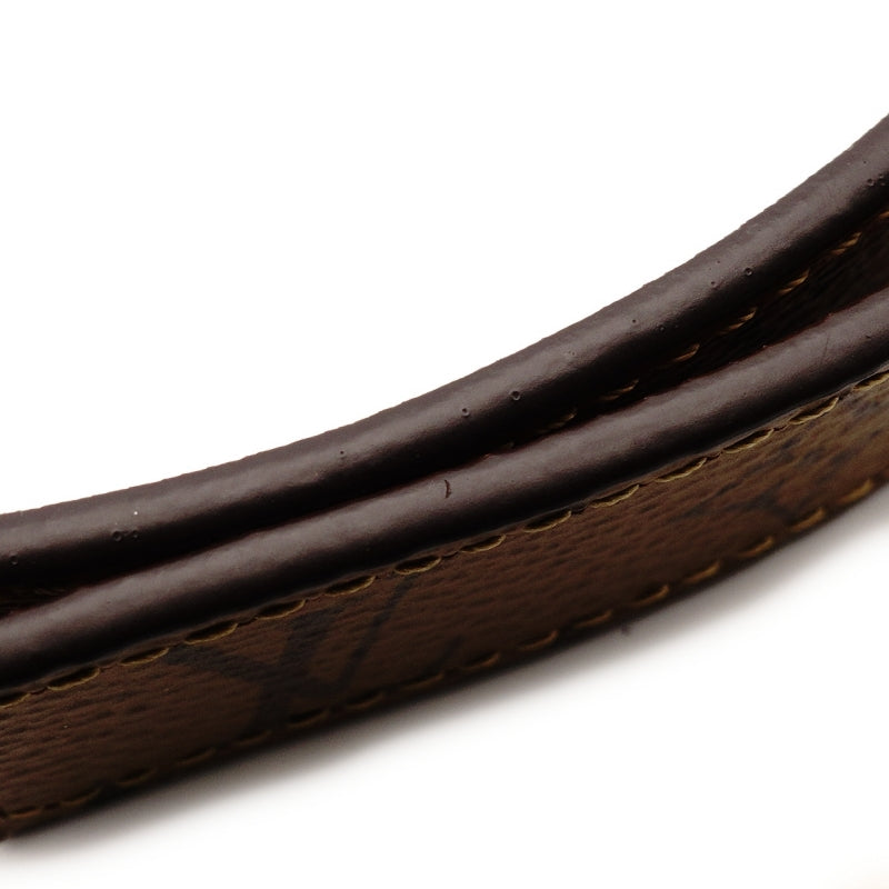LOUIS VUITTON Monogram Reverse Belt Brown PVC Leather Reversible Size 65/26 7-9-075