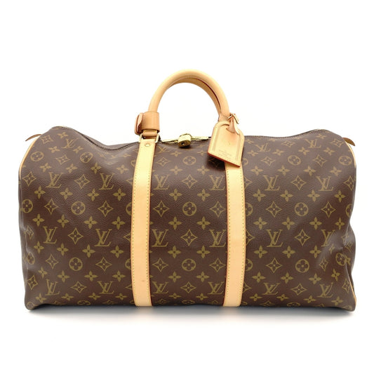 LOUIS VUITTON Monogram Keepall 50 Boston Bag Travel 7-9-155