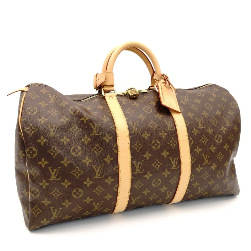 LOUIS VUITTON Monogram Keepall 50 Boston Bag Travel 7-9-155