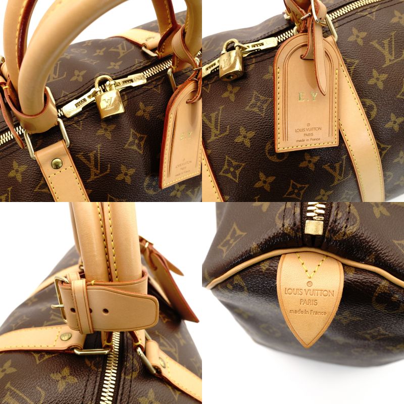 LOUIS VUITTON Monogram Keepall 50 Boston Bag Travel 7-9-155