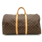 LOUIS VUITTON Keepall 55 Monogram Boston Bag Travel Brown 7-9-285