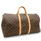 LOUIS VUITTON Keepall 55 Monogram Boston Bag Travel Brown 7-9-285