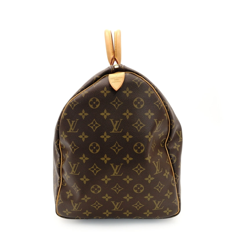 LOUIS VUITTON Keepall 55 Monogram Boston Bag Travel Brown 7-9-285