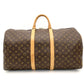 LOUIS VUITTON Keepall 55 Monogram Boston Bag Travel Brown 7-9-285