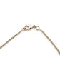 CHANEL Coco Mark Necklace Ribbon Gold Rhinestone CC Logo 7-9-308