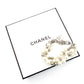 CHANEL Bracelet with CC Logo, Fake Pearls, Silver, With Box 7-9-309