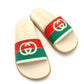 Unused GUCCI Sandals Unisex Size EU 39 (9.6"–9.8") GG Logo With Box 7-9-331