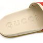Unused GUCCI Sandals Unisex Size EU 39 (9.6"–9.8") GG Logo With Box 7-9-331