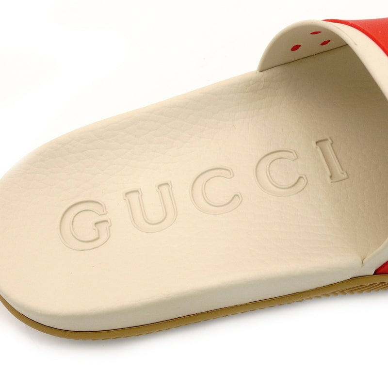 Unused GUCCI Sandals Unisex Size EU 39 (9.6"–9.8") GG Logo With Box 7-9-331