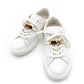 Hermès Day Low-Cut Sneakers Kelly Hardware Leather White Size 36 White Approx. 9.1"–9.3" 7-9-427
