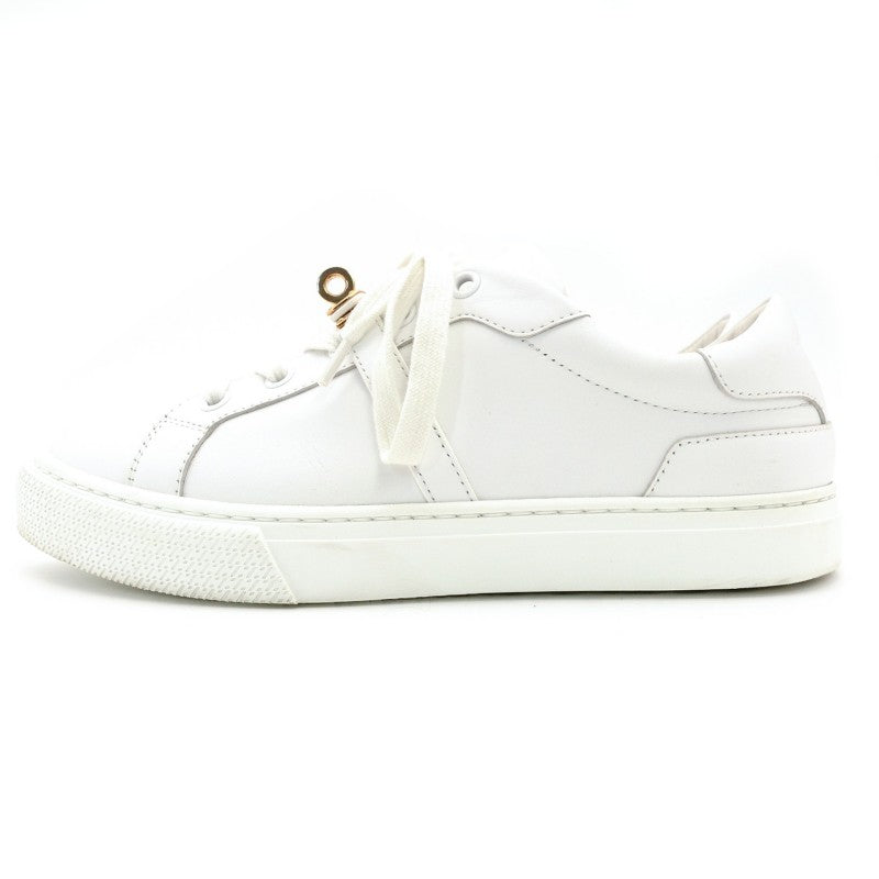 Hermès Day Low-Cut Sneakers Kelly Hardware Leather White Size 36 White Approx. 9.1"–9.3" 7-9-427