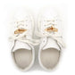 Hermès Day Low-Cut Sneakers Kelly Hardware Leather White Size 36 White Approx. 9.1"–9.3" 7-9-427