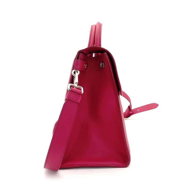 DIOR EVER Handbag Pink 2-Way Crossbody Leather 7-9-433