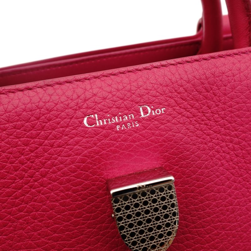 DIOR EVER Handbag Pink 2-Way Crossbody Leather 7-9-433