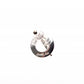 CELINE Earrings, 925 Sterling Silver, Silver Logo, Circle