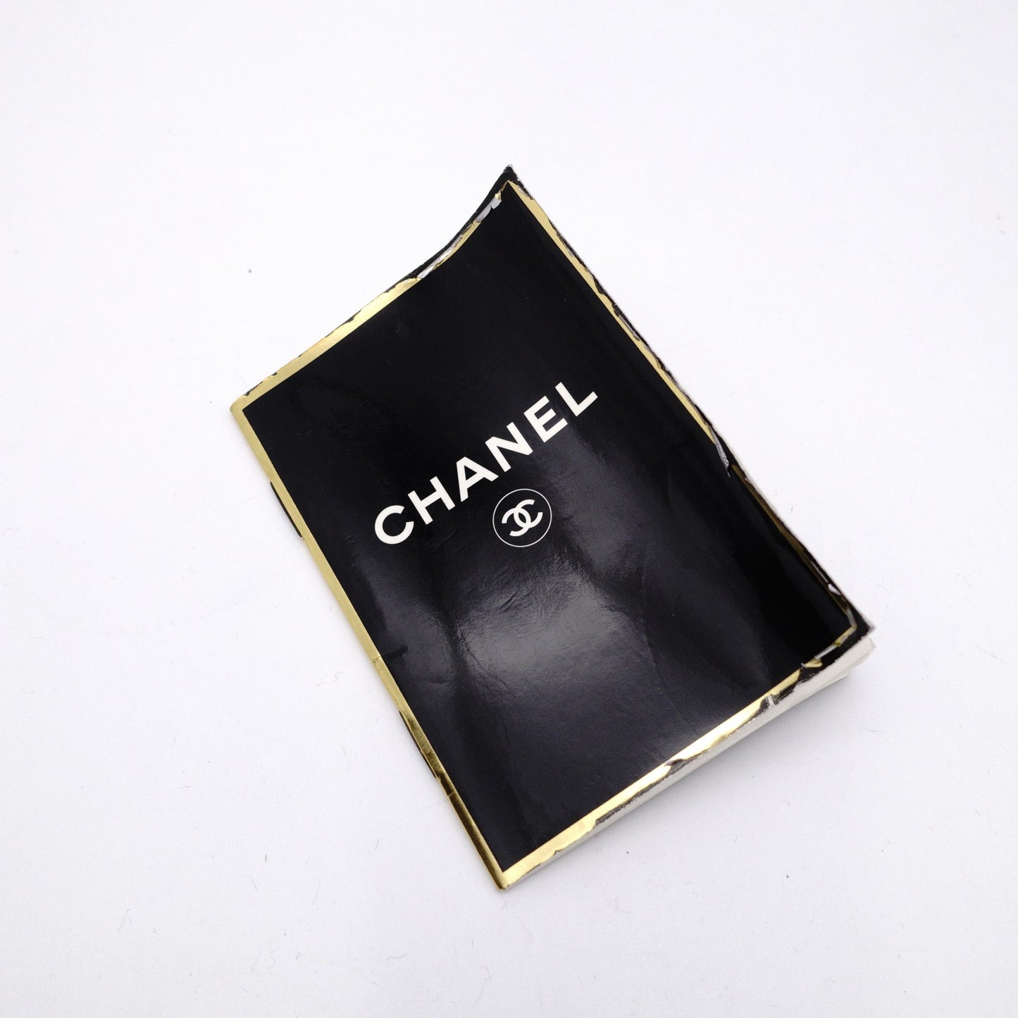 CHANEL Matelassé Shoulder Bag Leather Black Chain Gold Hardware
