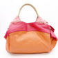 LOEWE Nappa Aire Shoulder Bag Leather Pink Bicolor